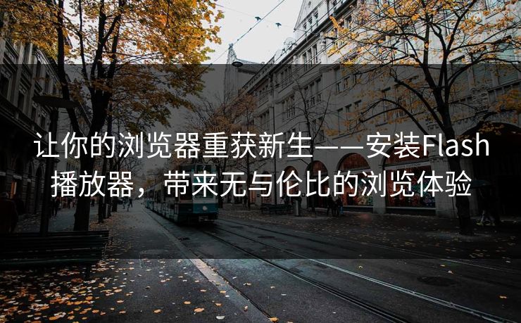 让你的浏览器重获新生——安装Flash播放器,带来无与伦比的浏览体验 让你的浏览器重获新生——安装Flash播放器,带来无与伦比的浏览体验